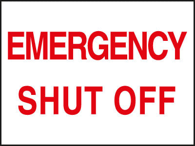 PID-600S 4" x 3" Emergency Stop Decal